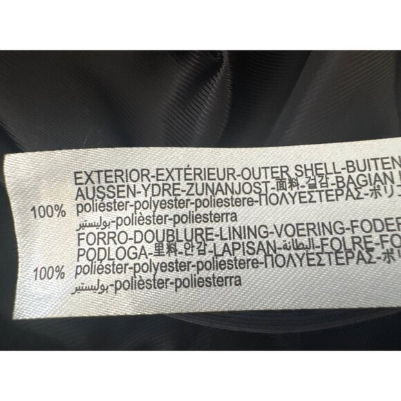 ZARA Womens Small Black Coat Long Length 2 Button NWOT - Picture 11 of 14